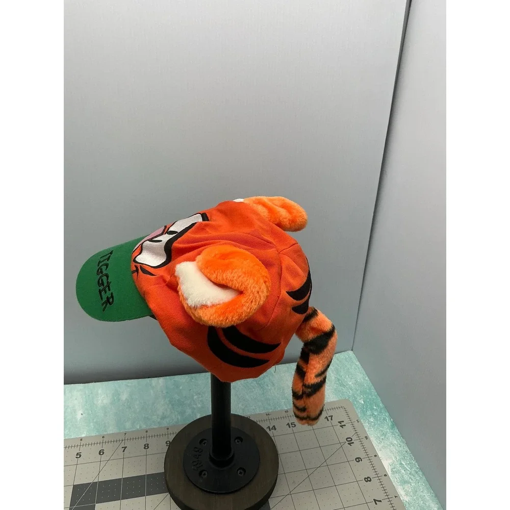 Disneyland Tigger Toddler Hat Plush Ears Tail Winnie the Pooh Orange Green